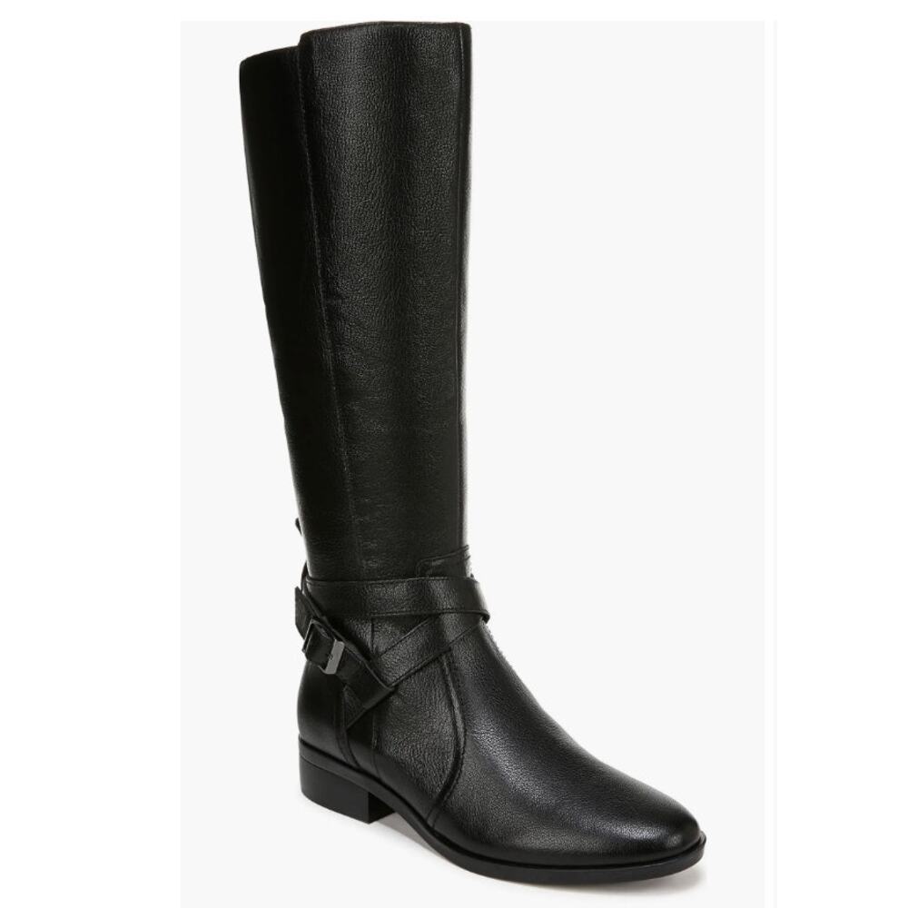 Naturalizer Women's Rena 2 Knee High Black Boots Leather Upper Size 9.5 NWOB